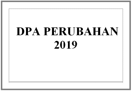 DPA Perubahan 2019